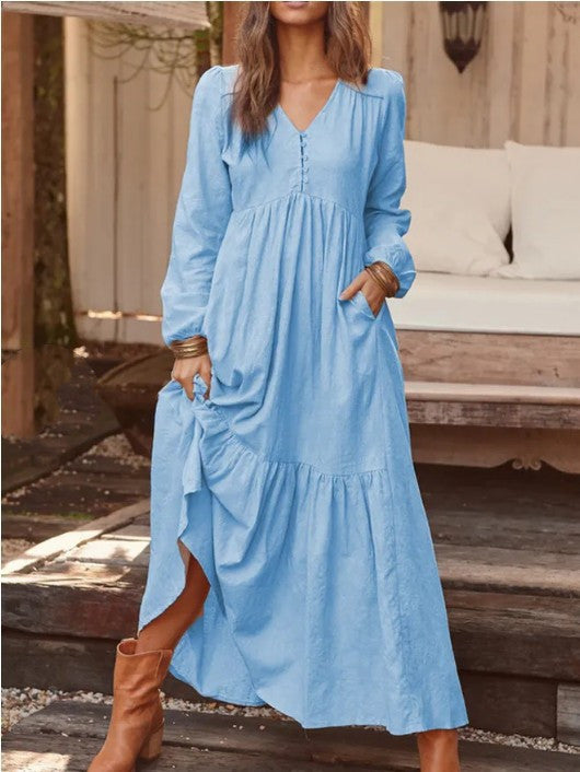 Robe Coupe Évasée et Ample