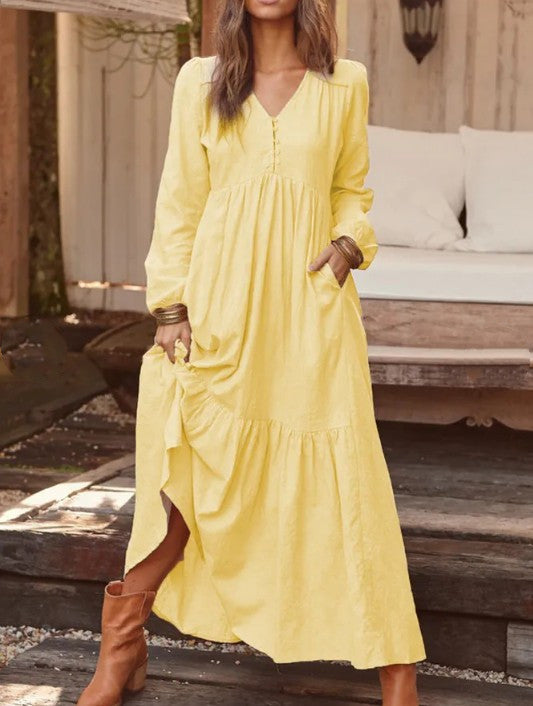 Robe Coupe Évasée et Ample
