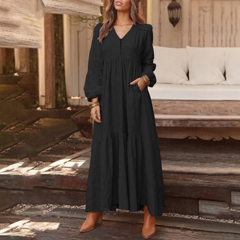Robe Coupe Évasée et Ample