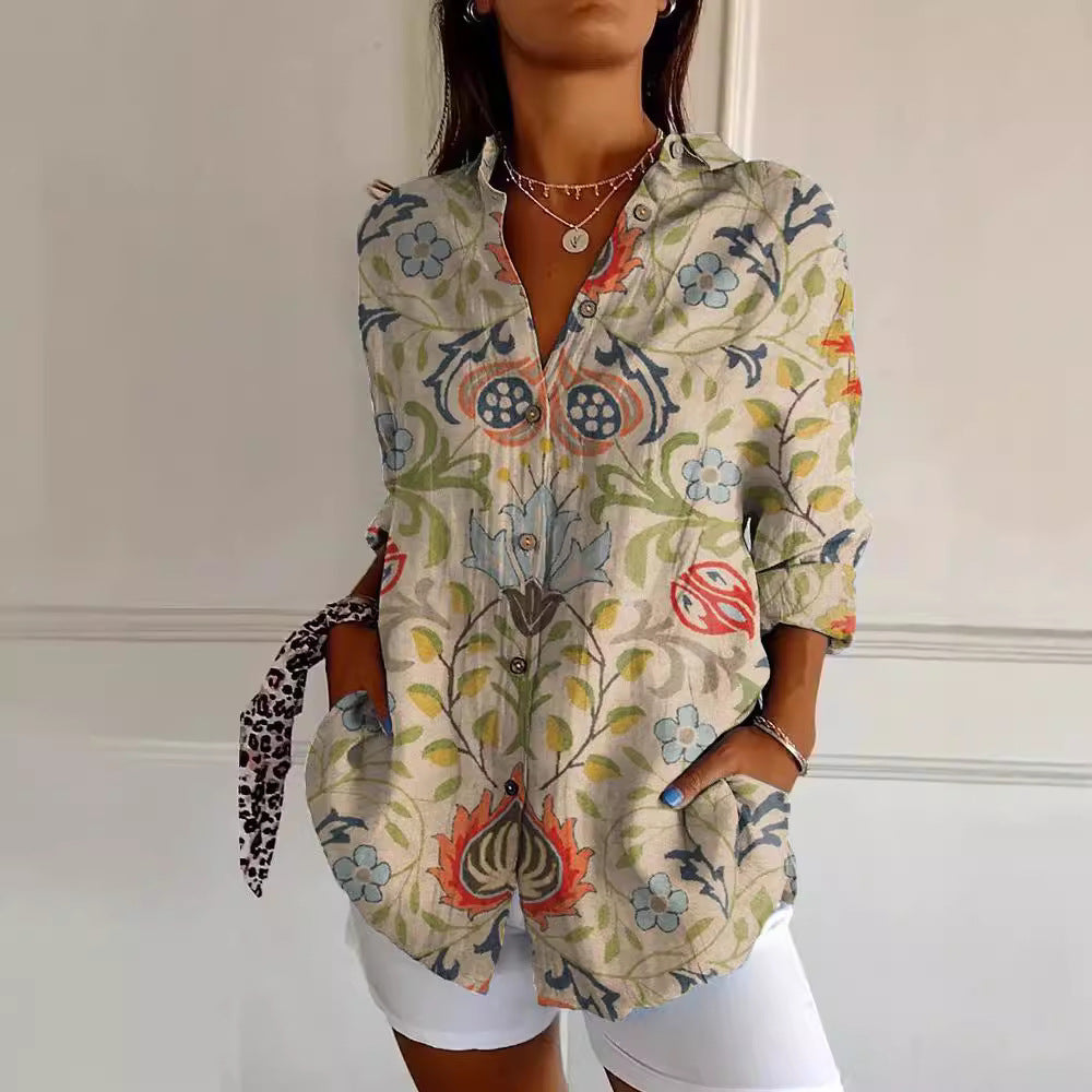 Chemise Motifs Élégant