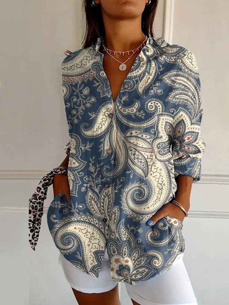 Chemise Motifs Élégant