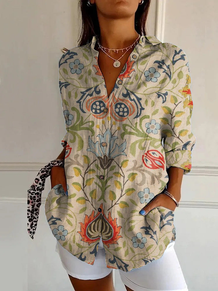 Chemise Motifs Élégant