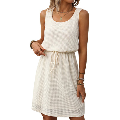 Robe Débardeur Sans Manches avec Doublure