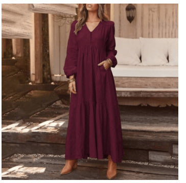 Robe Coupe Évasée et Ample