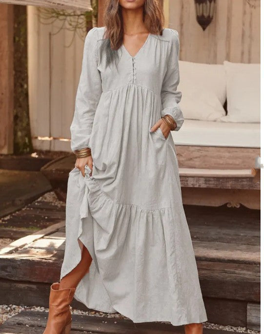 Robe Coupe Évasée et Ample