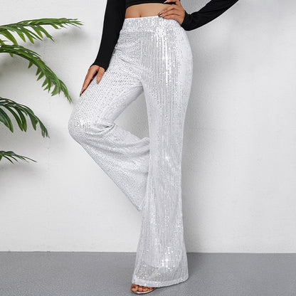 Pantalon à paillettes à la mode