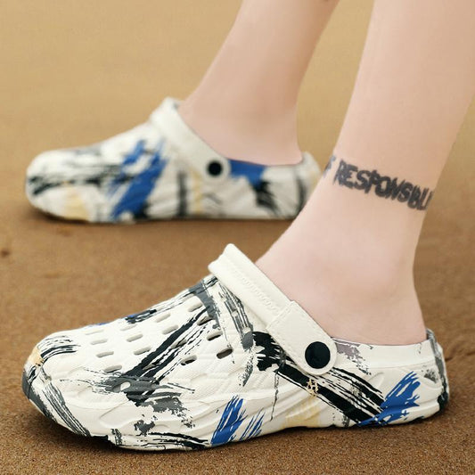 Chaussures de Plage à Trous Style Baotou