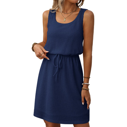 Robe Débardeur Sans Manches avec Doublure