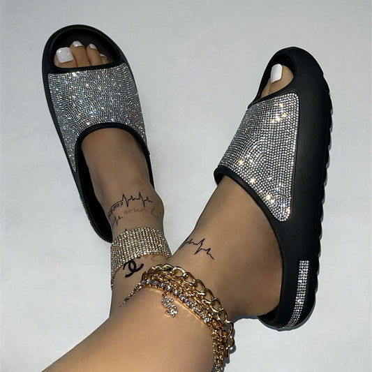 Mules à Strass – Tendance pour l'Été