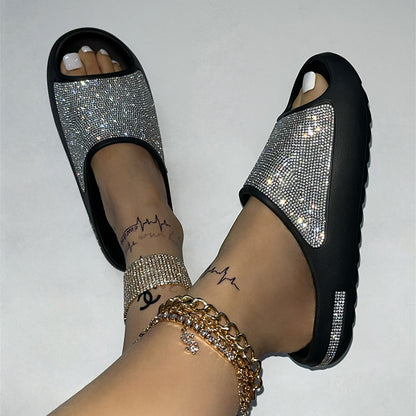 Mules à Strass – Tendance pour l'Été