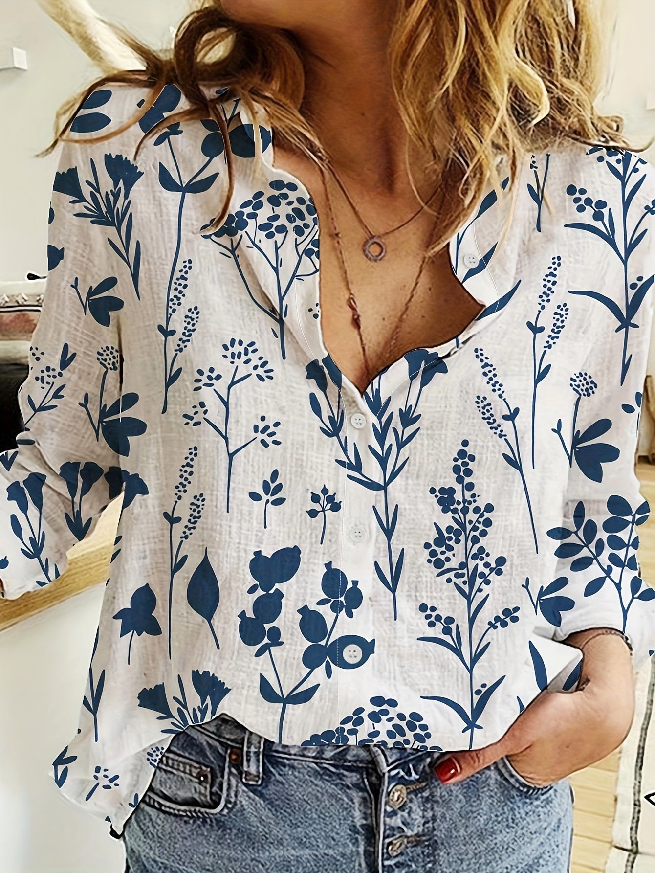 Chemise Col à Revers