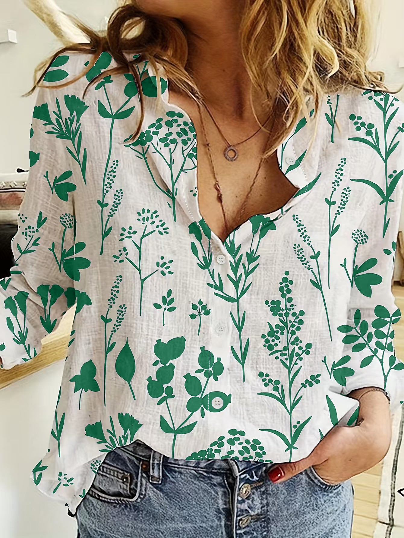Chemise Col à Revers