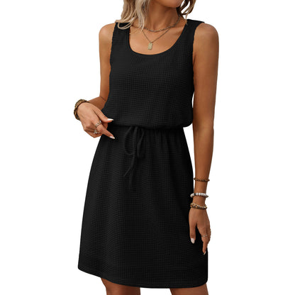 Robe Débardeur Sans Manches avec Doublure