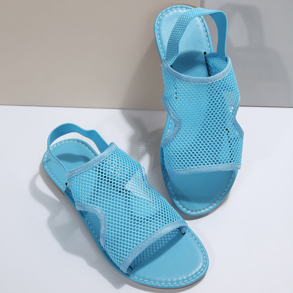 Nouvelles Sandales en Maille – Idéales pour la Plage