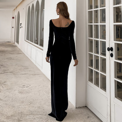 Robe de Soirée Fendue